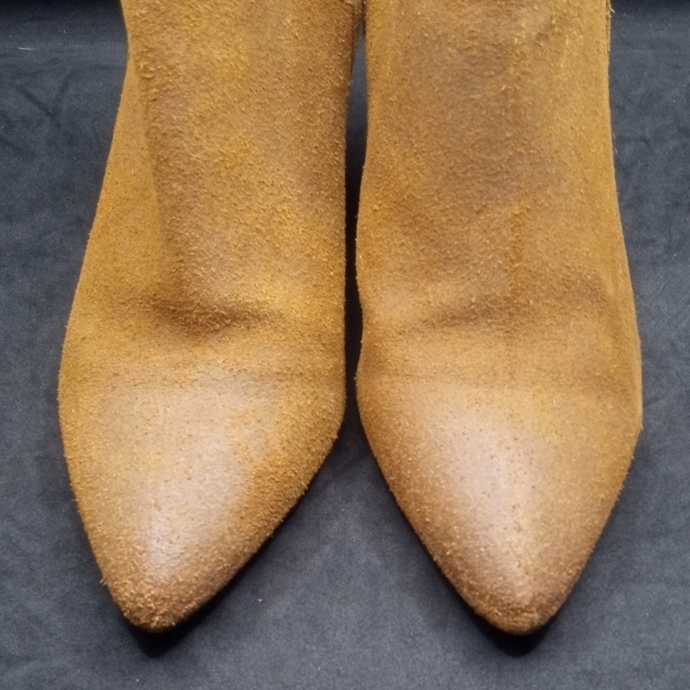 Crown Vintage Tan Ankle Booties Suede - Picture 5 of 10